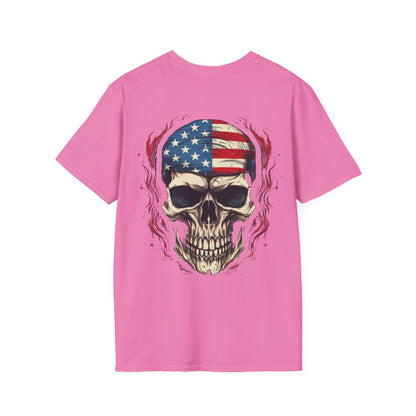 American Skull Unisex Softstyle T-Shirt usa