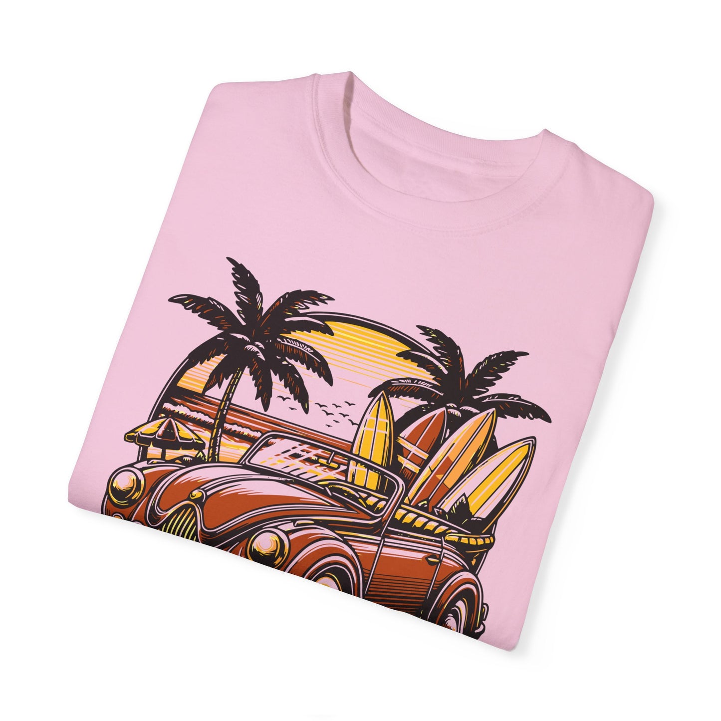 Surfing Unisex Garment-Dyed T-shirt