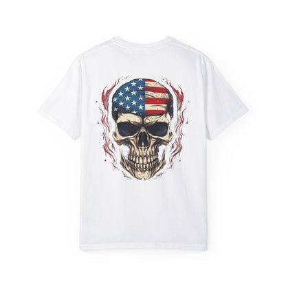 Unisex Garment-Dyed T-shirt USA FLAG