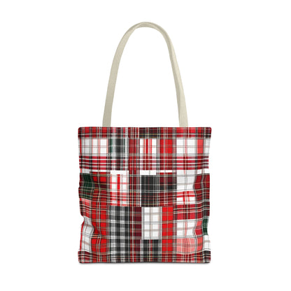 Red & Black Tote Bag (AOP)