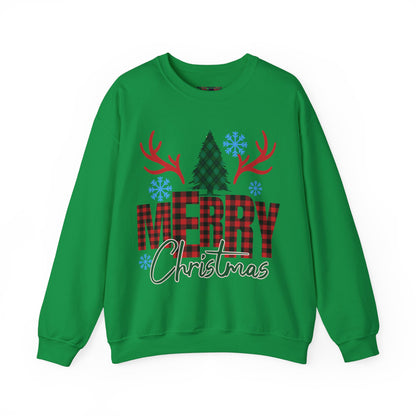 Christmas Crewneck Sweatshirt - Merry Christmass Design