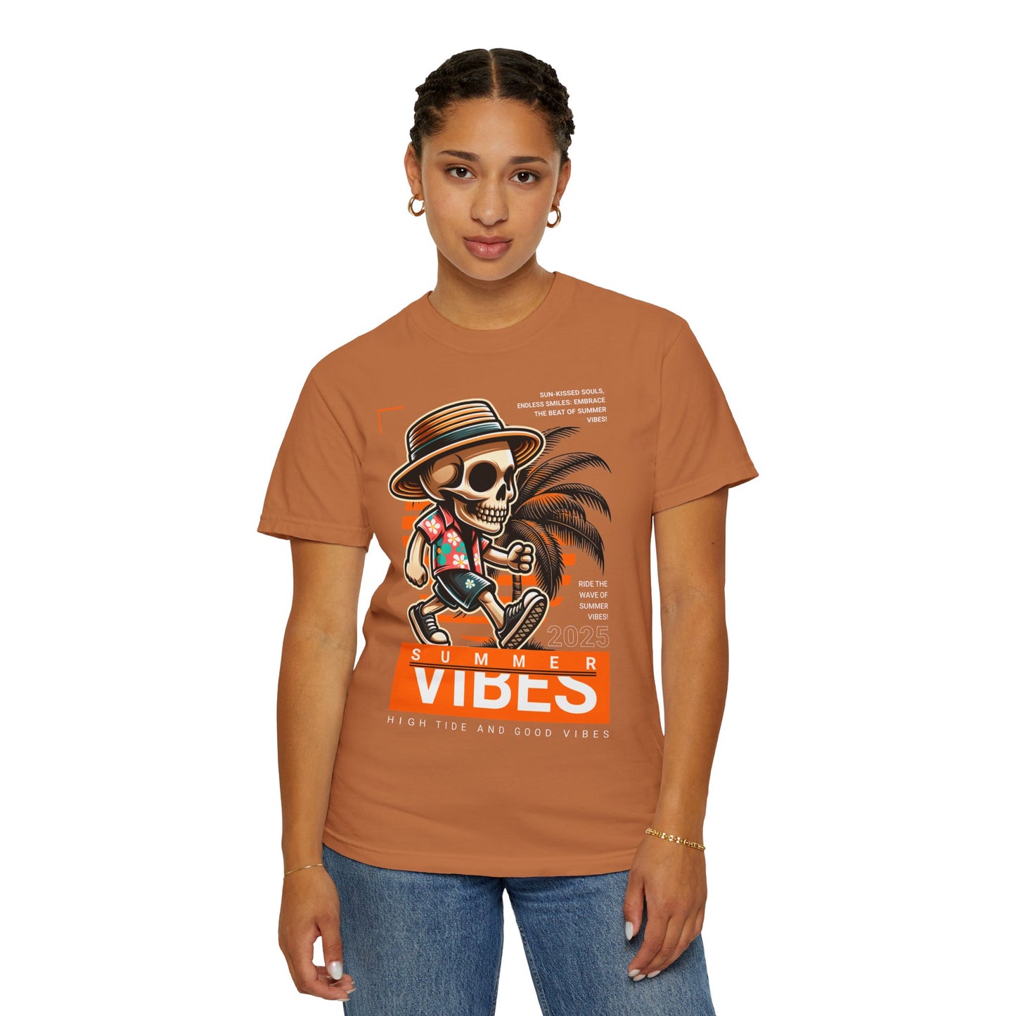 Summer Vibe Unisex Garment-Dyed T-shirt