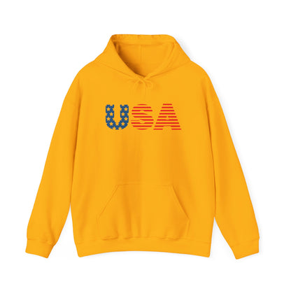 USA Freedom Over Fear Unisex Hooded Sweatshirt