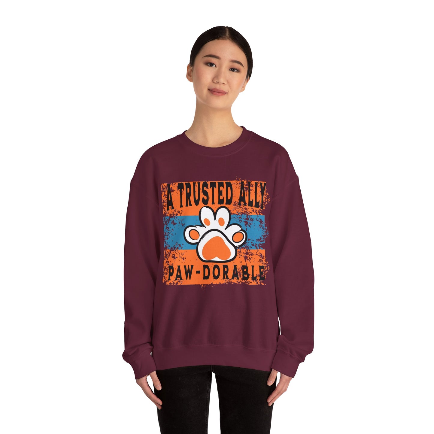 Paw-Dorable Unisex Heavy Blend Crewneck Sweatshirt