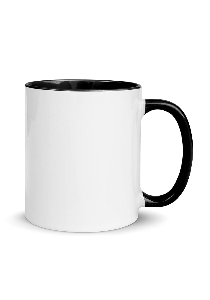 White Ceramic Mug with Color Inside