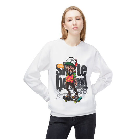 Graffiti Unisex Midweight Softstyle Fleece Crewneck Sweatshirt