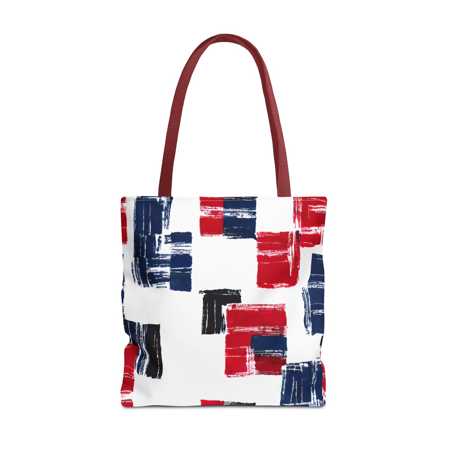 Red and Blue Tote Bag