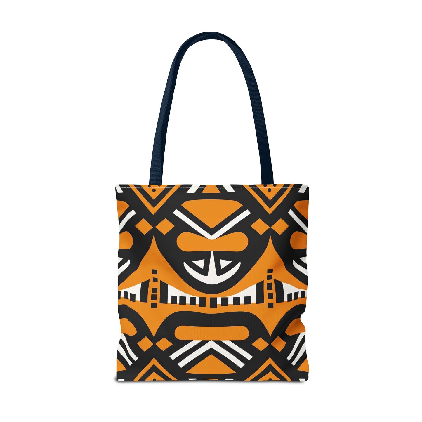 Tribal Tote Bag - Orange and Black Design