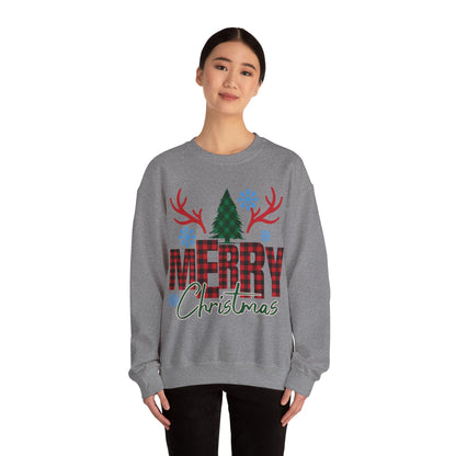 Christmas Crewneck Sweatshirt - Merry Christmass Design