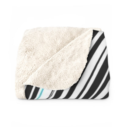 Sherpa Blanket - Wavy Coloured Design