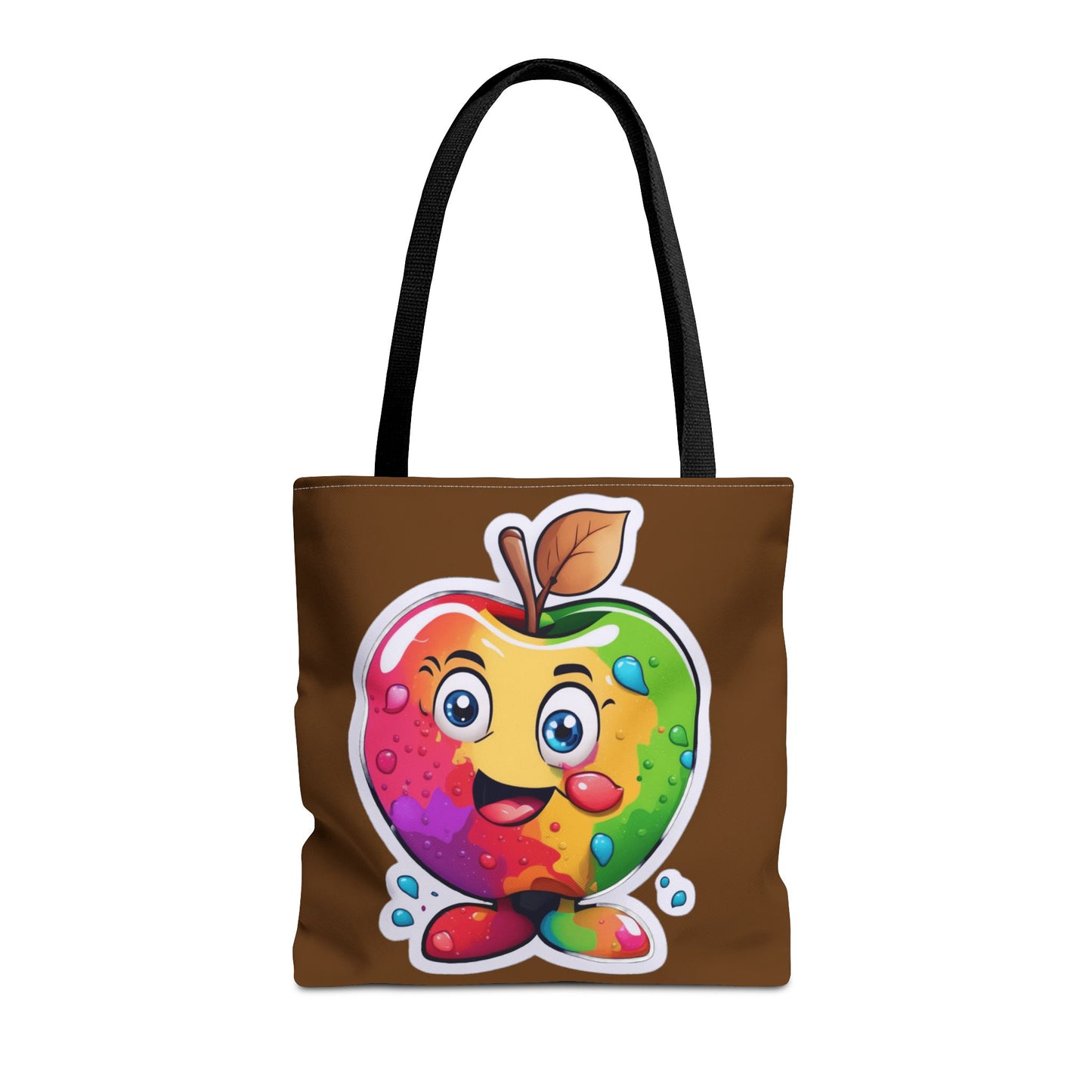 Colorful Apple Tote Bag - Vibrant Grocery Shopping Carryall