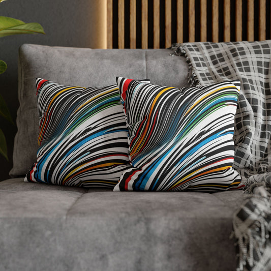 Pillowcase - Wavy Coloured Design