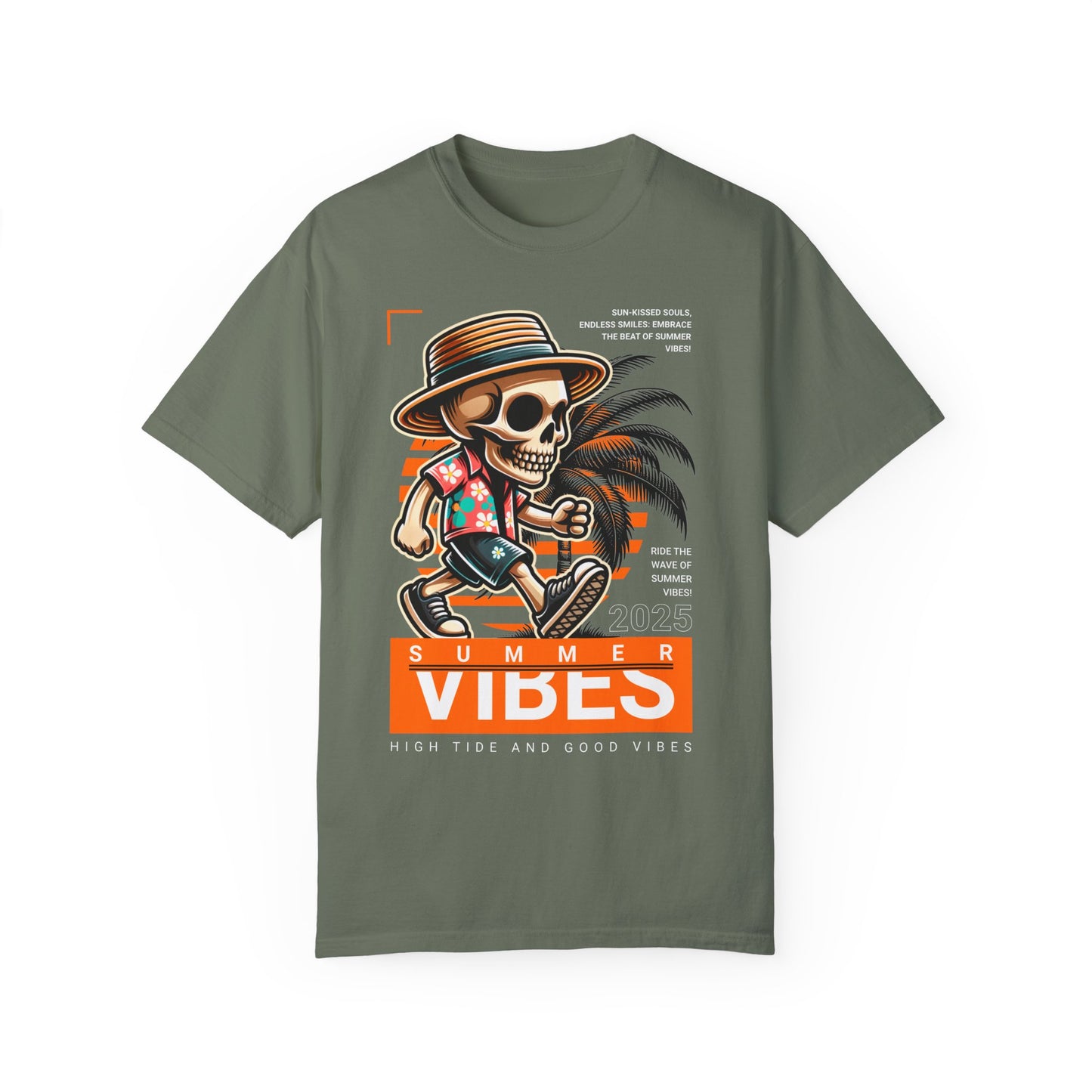 Summer Vibe Unisex Garment-Dyed T-shirt