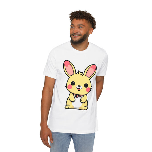 Cute Bunny USA-Made Unisex Short-Sleeve Jersey T-Shirt