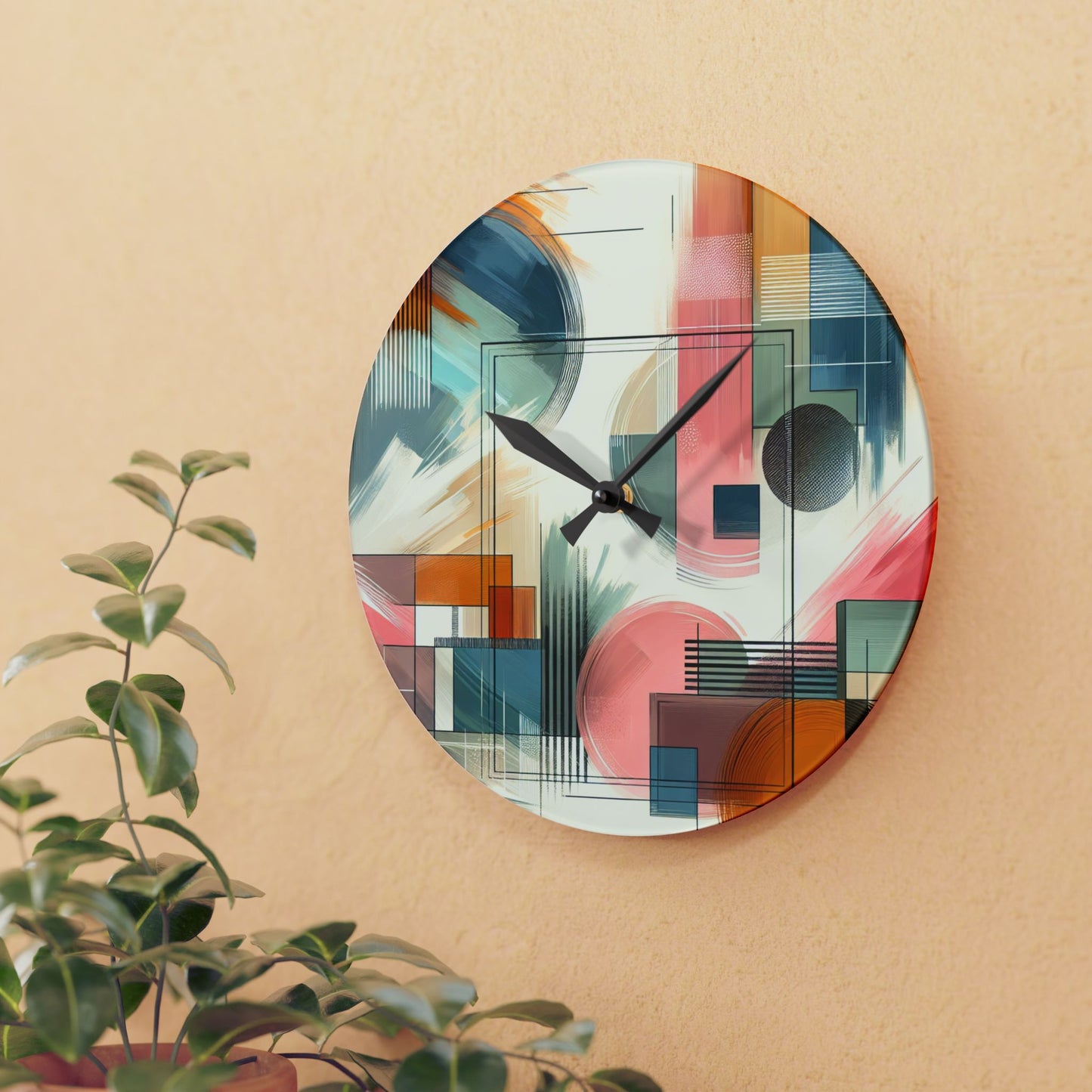 Abstract Wall Clock