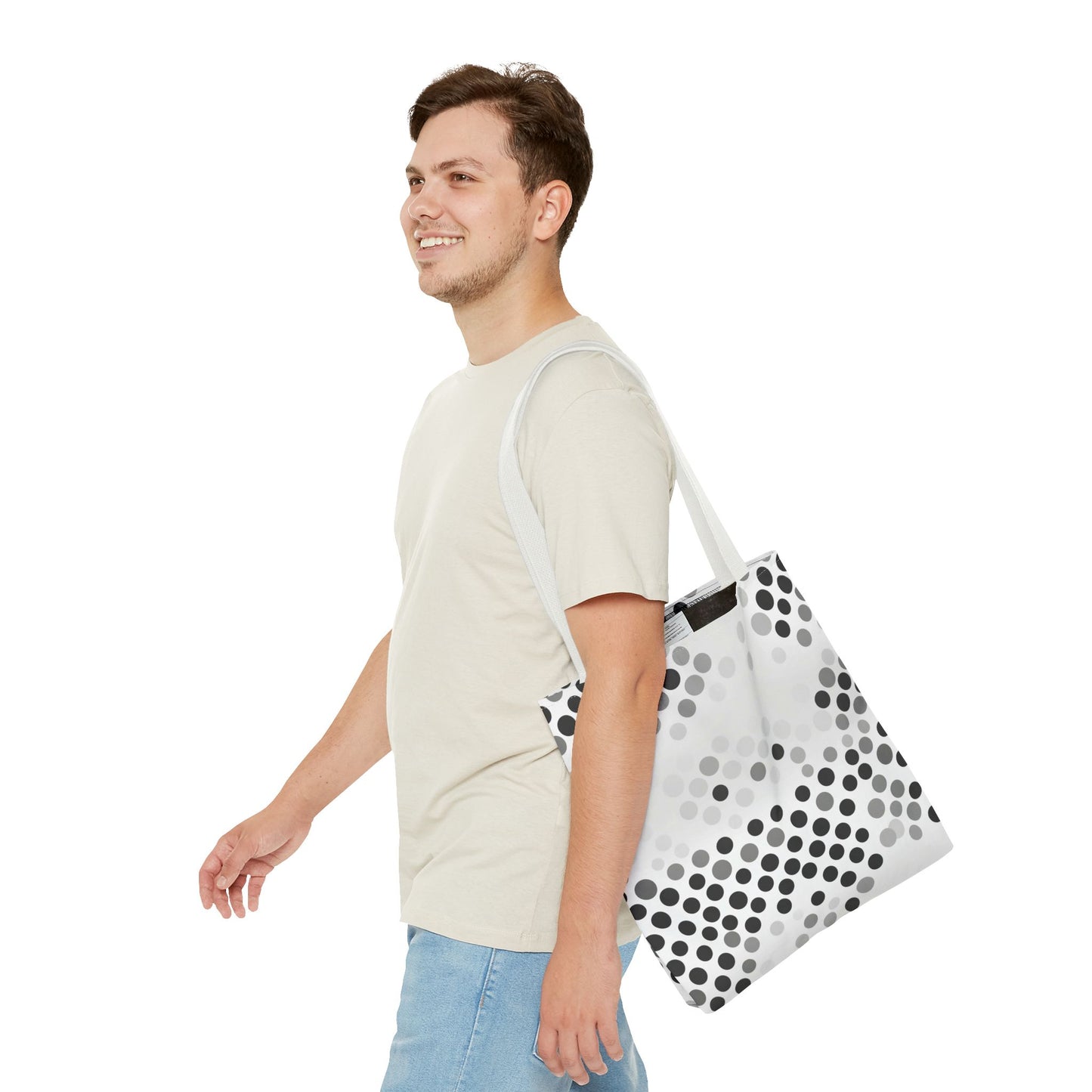 Black Dots Tote Bag