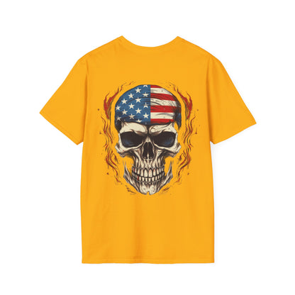 American Skull Unisex Softstyle T-Shirt usa