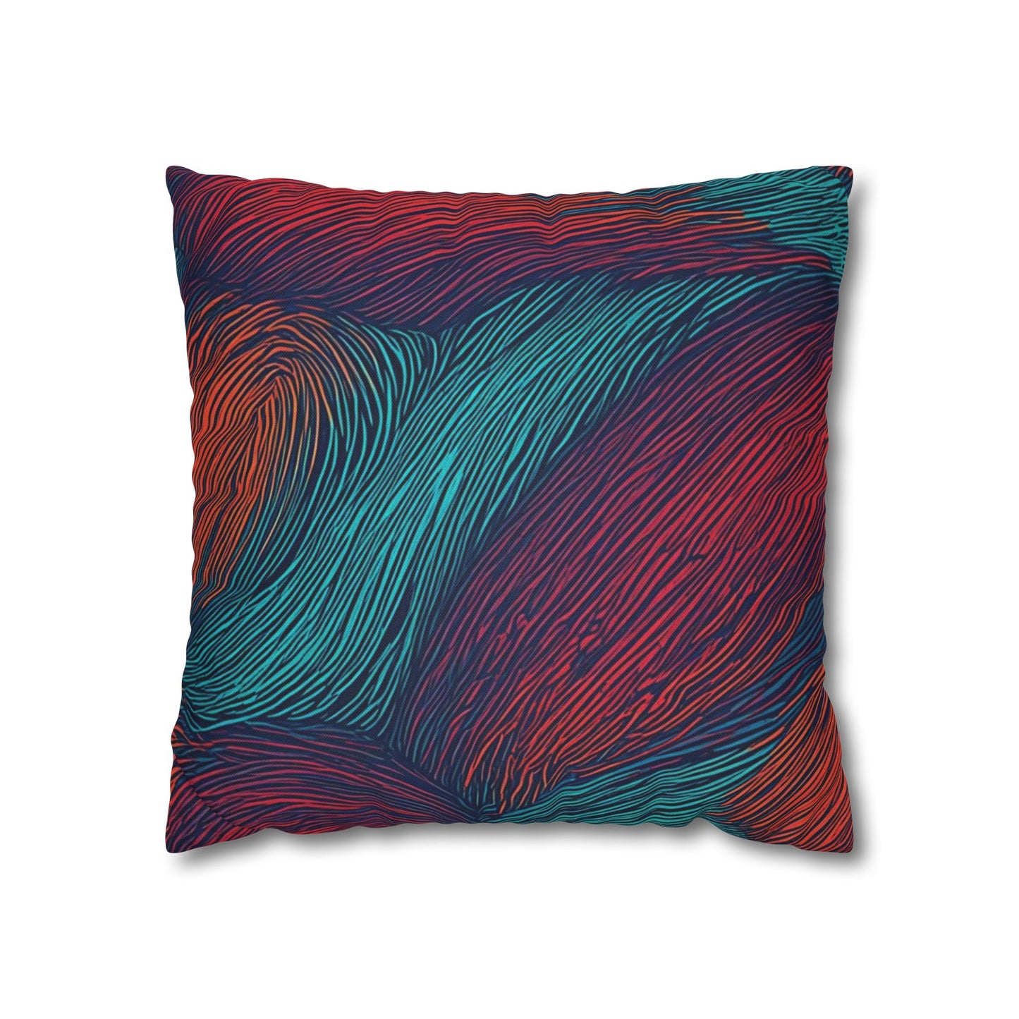 Pillowcase Multicoloured Pattern Spun Polyester