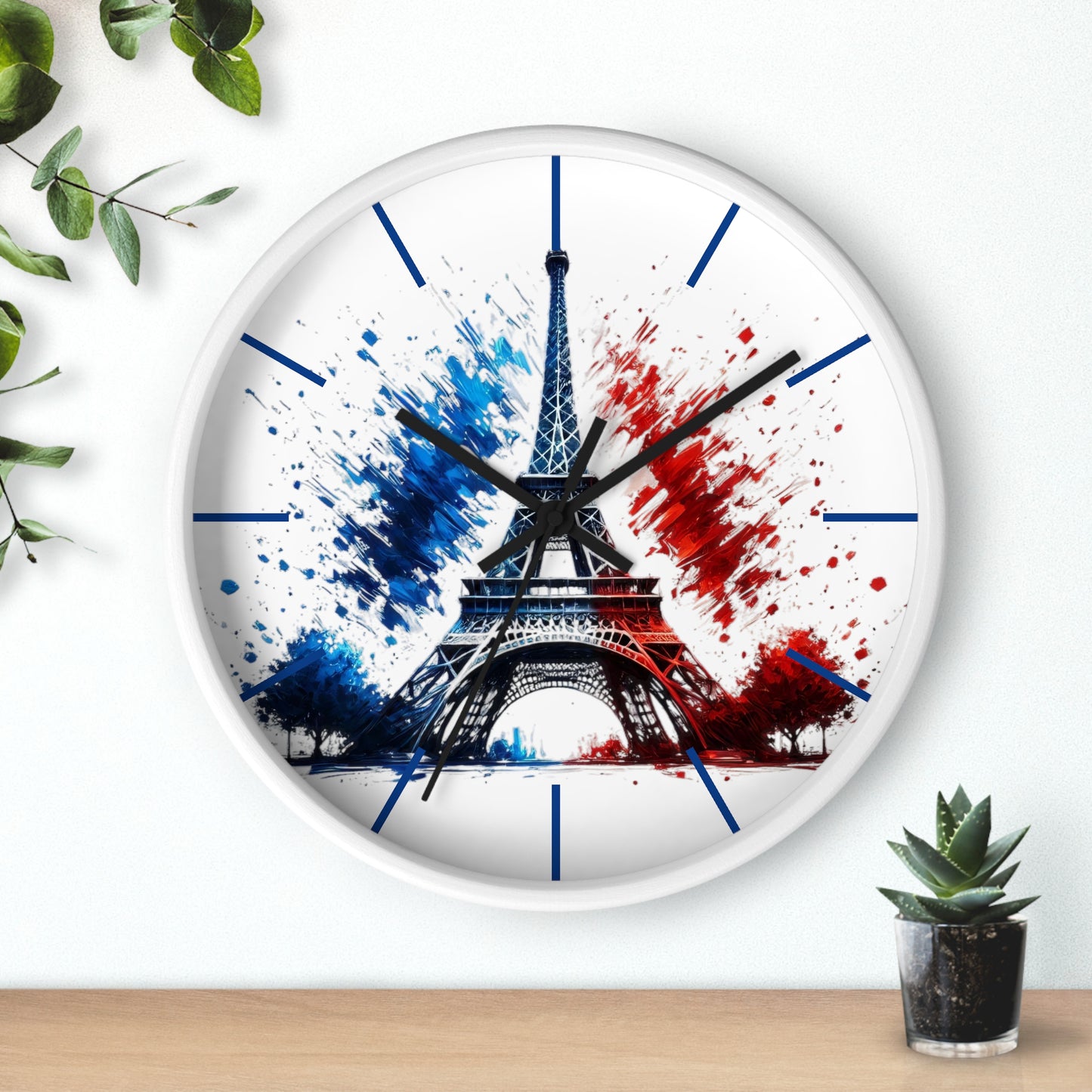 Eiffel Tower Wall Clock