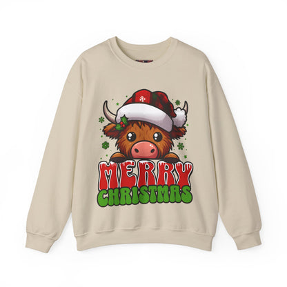 Christmas Crewneck Sweatshirt - Merry Christmas Design