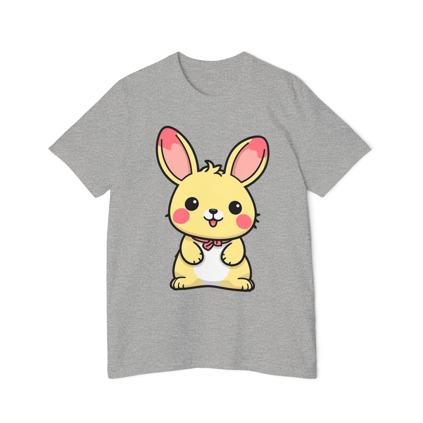 Cute Bunny USA-Made Unisex Short-Sleeve Jersey T-Shirt