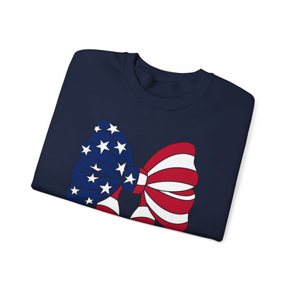 USA Bow Unisex Crewneck Sweatshirt