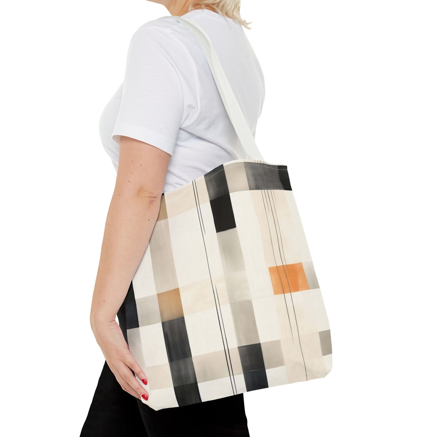 Black Cream Tote Bag