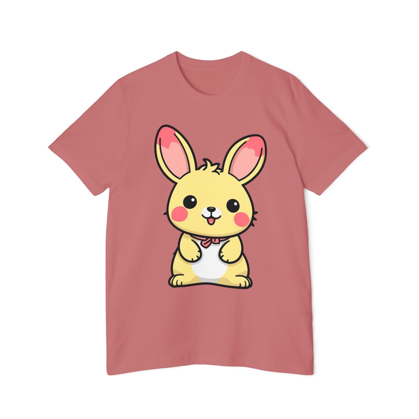 Cute Bunny USA-Made Unisex Short-Sleeve Jersey T-Shirt