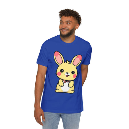 Cute Bunny USA-Made Unisex Short-Sleeve Jersey T-Shirt