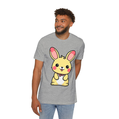 Cute Bunny USA-Made Unisex Short-Sleeve Jersey T-Shirt