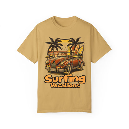 Surfing Unisex Garment-Dyed T-shirt