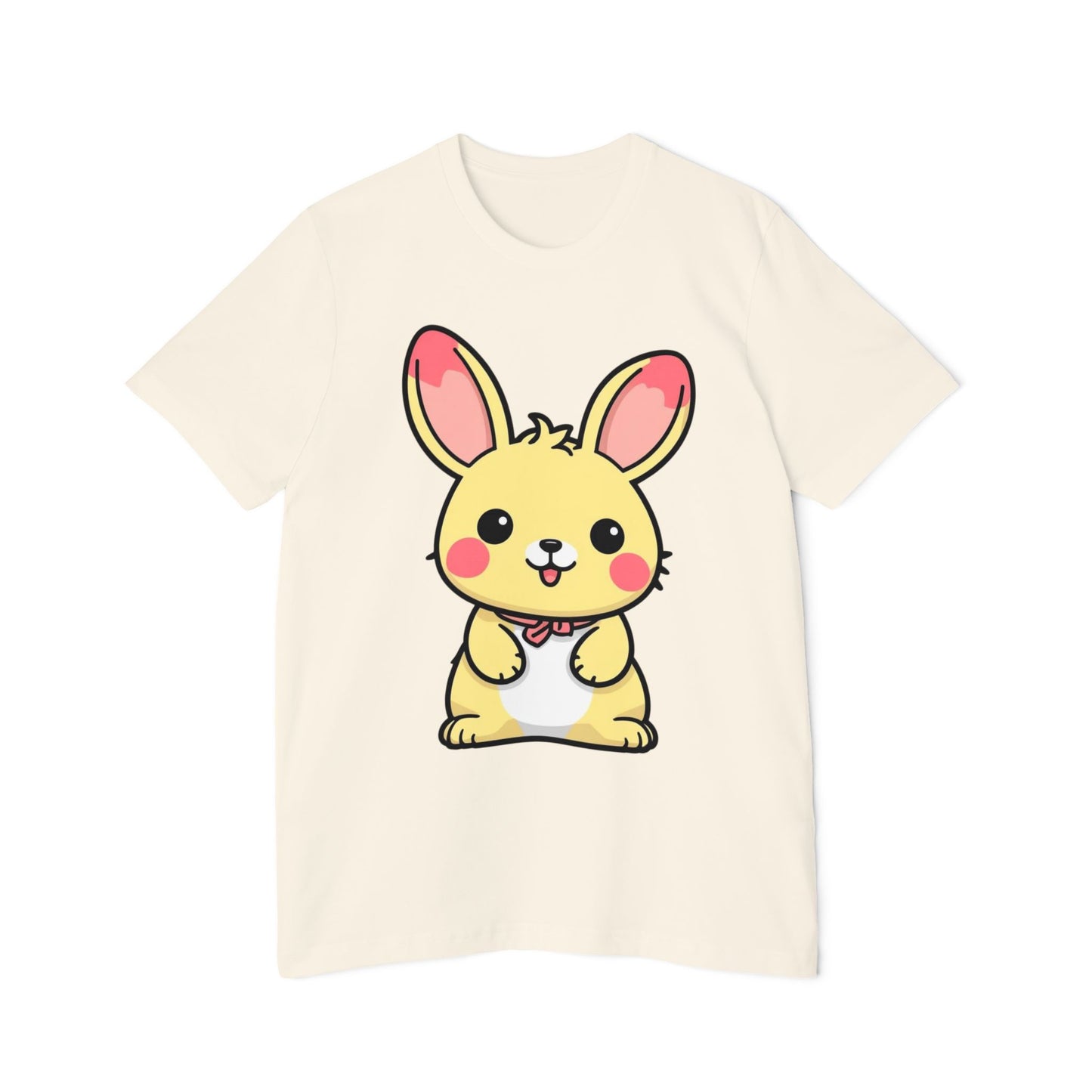 Cute Bunny USA-Made Unisex Short-Sleeve Jersey T-Shirt