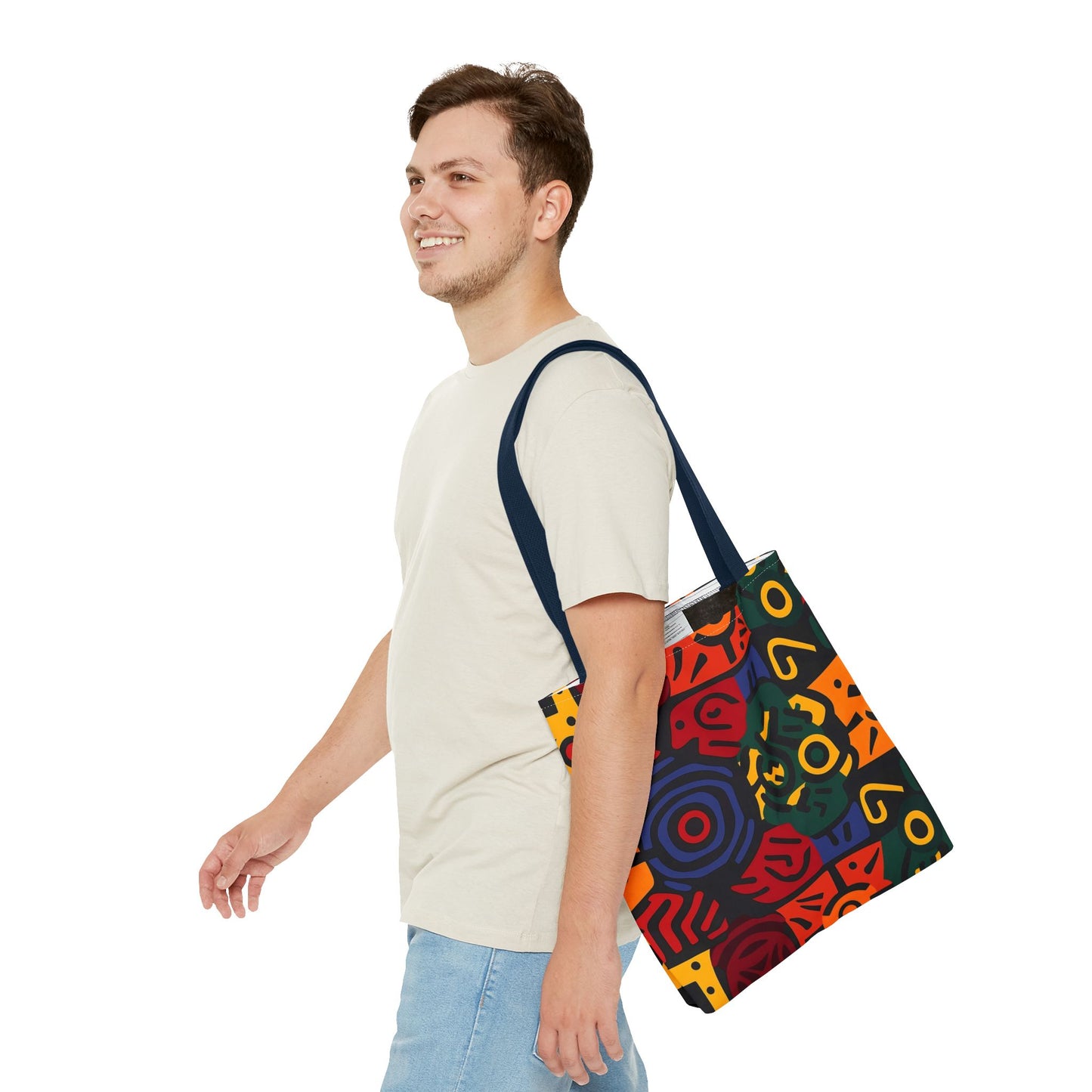 Colorful Abstract Design Tote Bag (AOP)