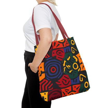 Colorful Abstract Design Tote Bag (AOP)