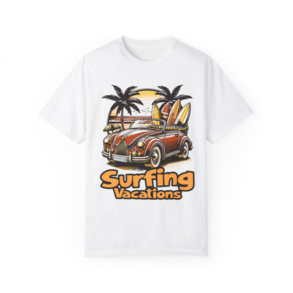 Surfing Unisex Garment-Dyed T-shirt