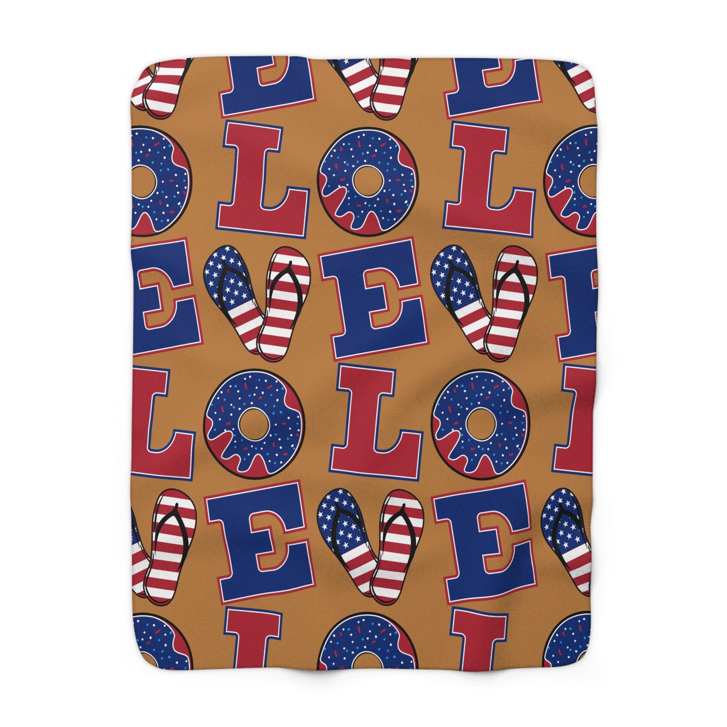 LOVE Sherpa Fleece Blanket