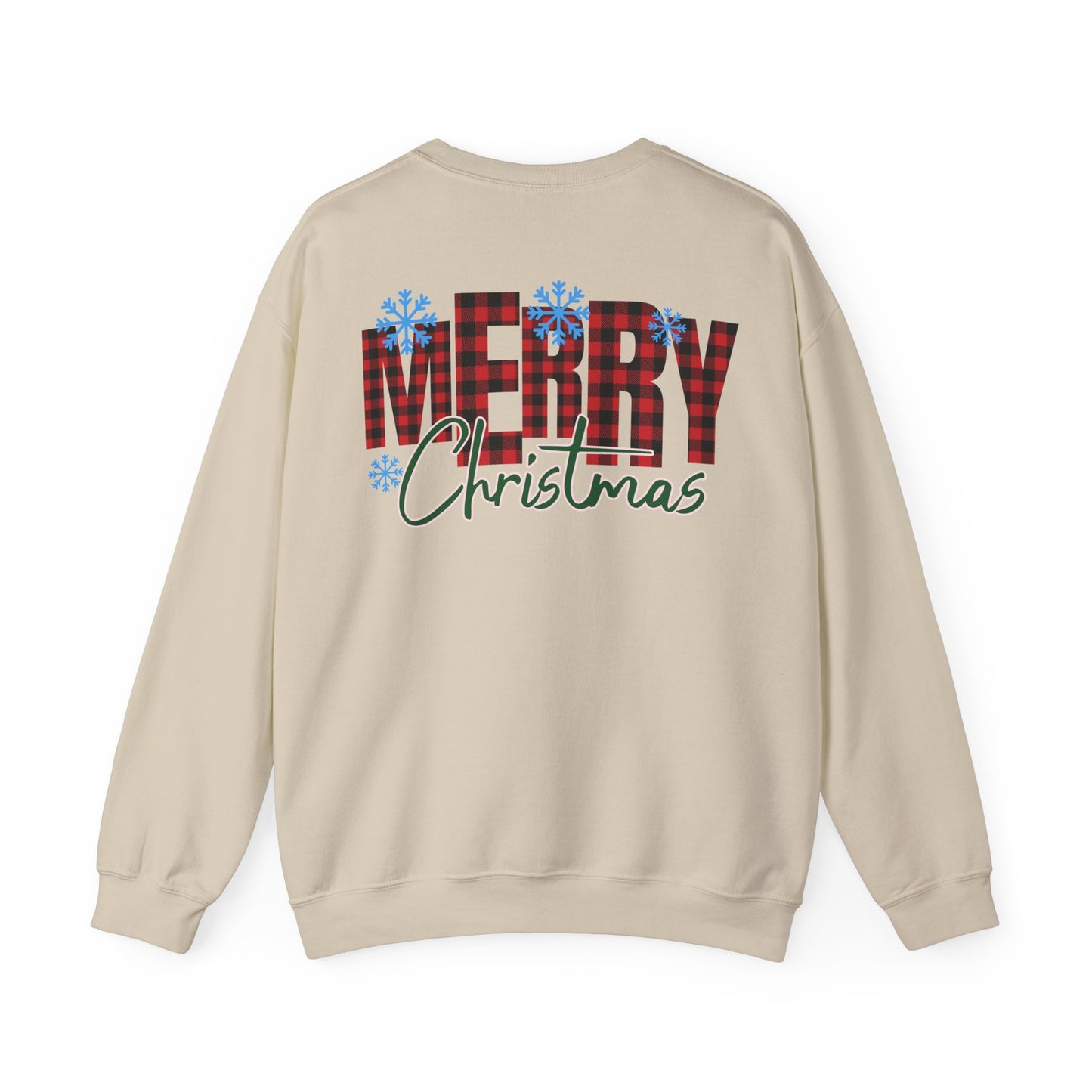 Christmas Crewneck Sweatshirt - Merry Christmas Design