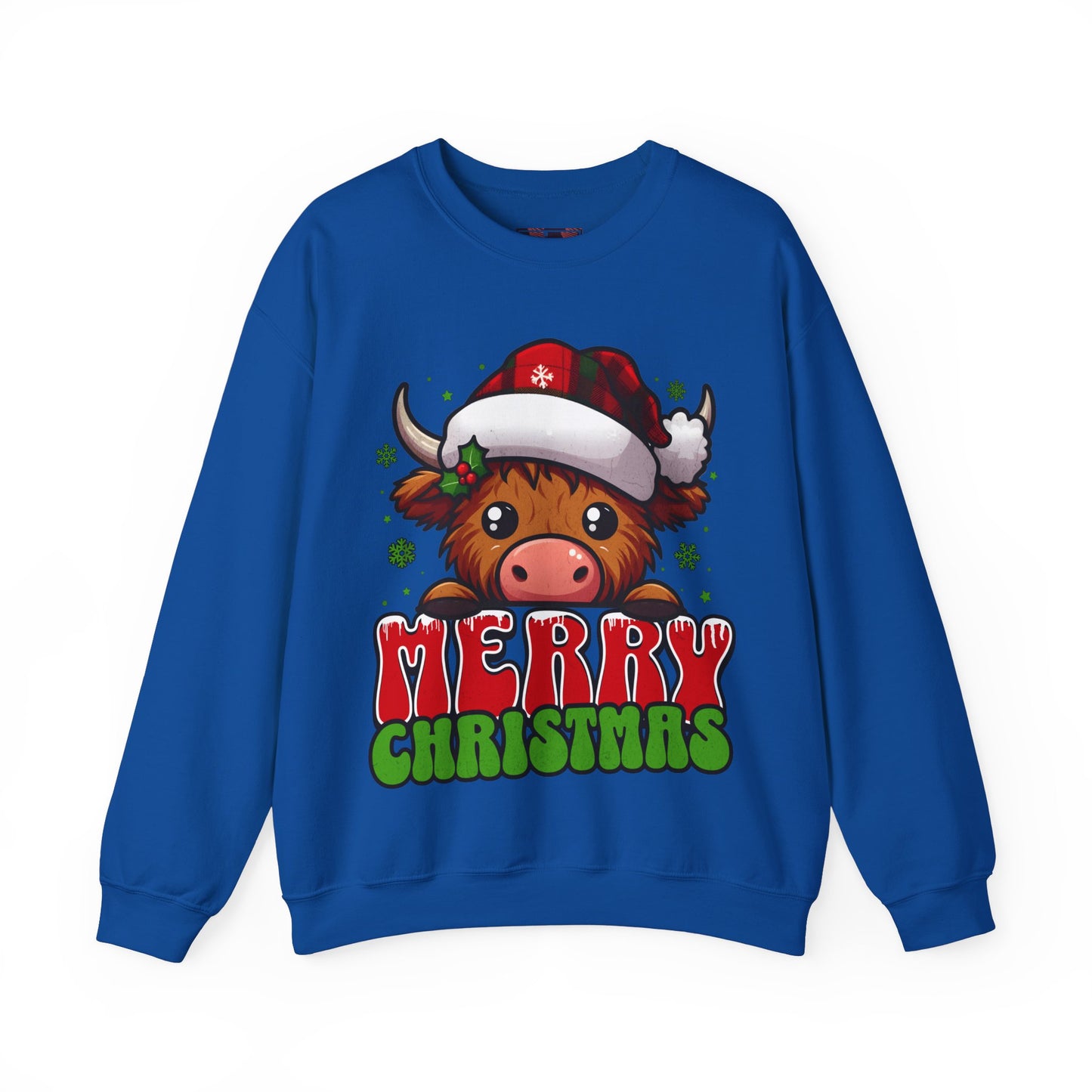 Christmas Crewneck Sweatshirt - Merry Christmas Design