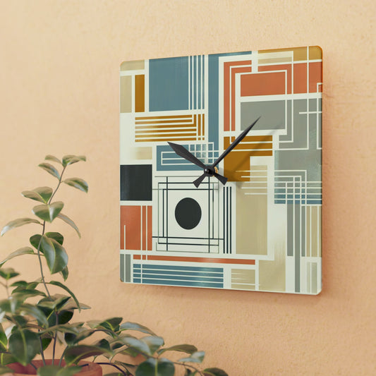 Modern Abstract Colour Acrylic Wall Clock