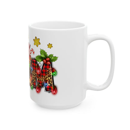 Christmas Army Mom Nancy Mug