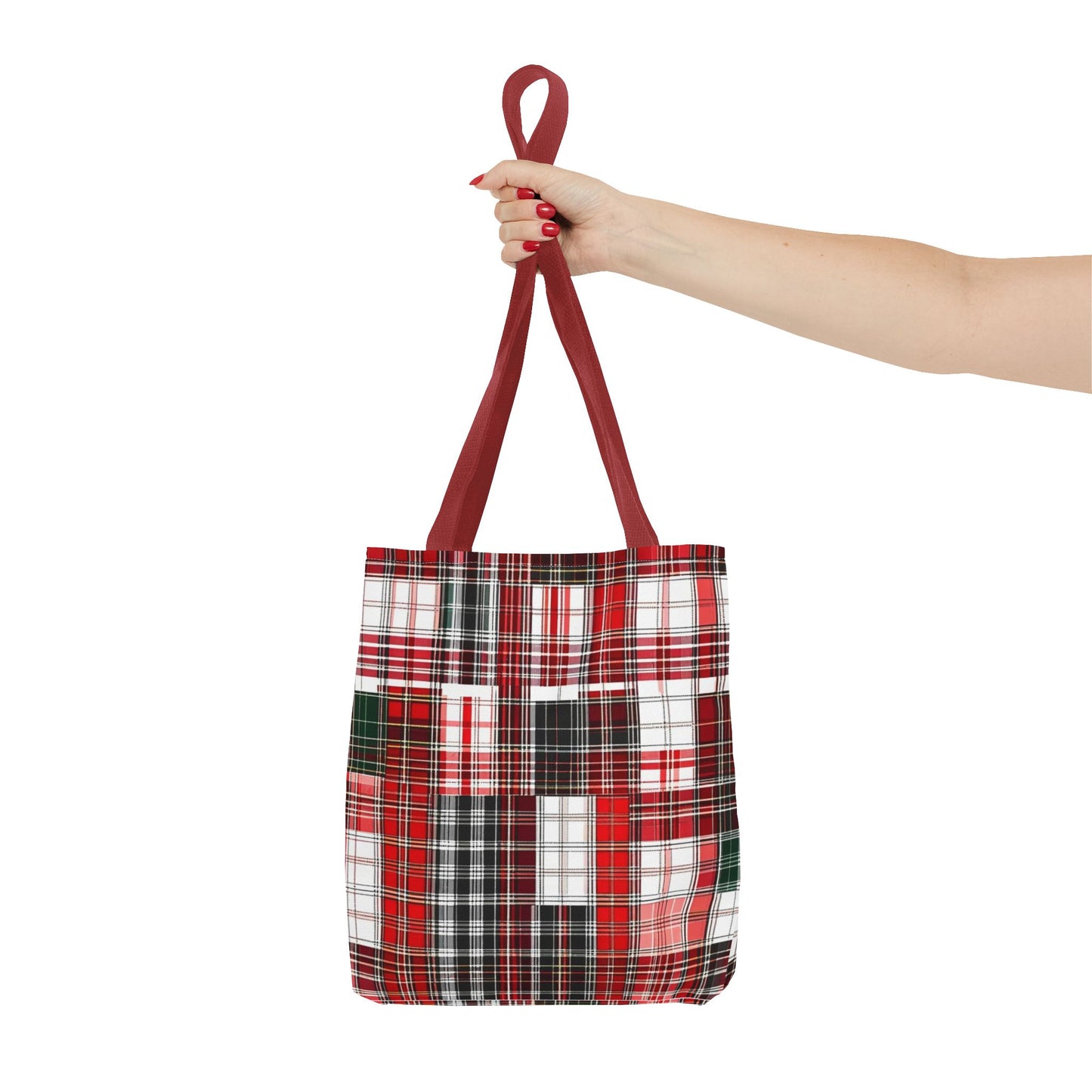 Red & Black Tote Bag (AOP)