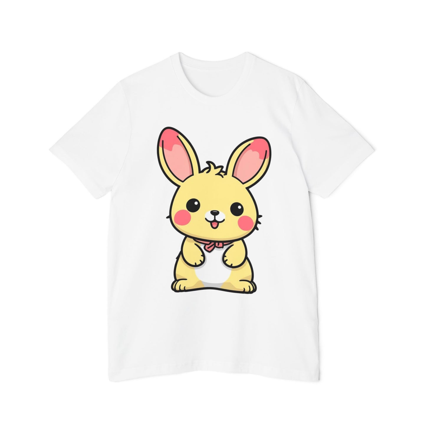 Cute Bunny USA-Made Unisex Short-Sleeve Jersey T-Shirt