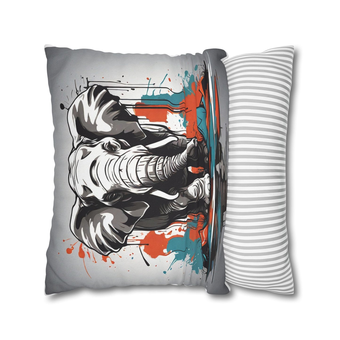 Pillowcase Elephant Design Spun Polyester