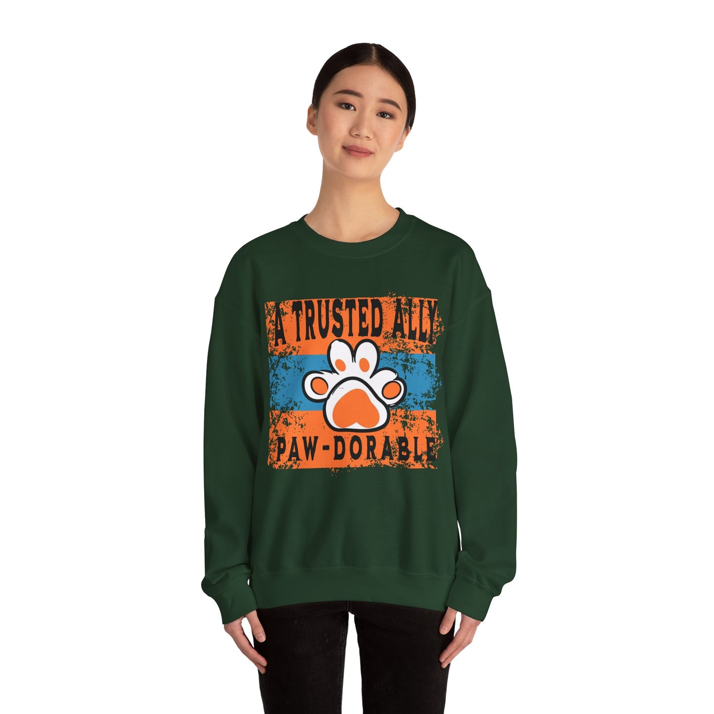 Paw-Dorable Unisex Heavy Blend Crewneck Sweatshirt