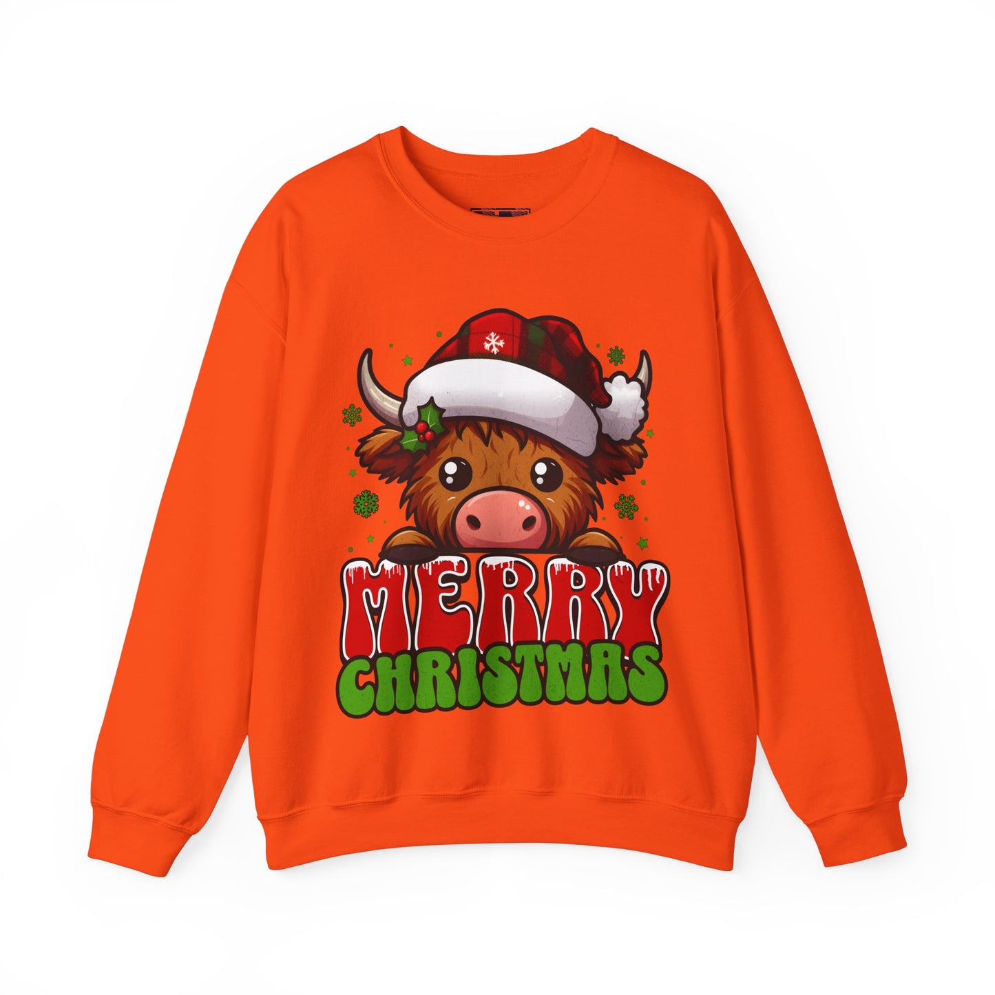 Christmas Crewneck Sweatshirt - Merry Christmas Design