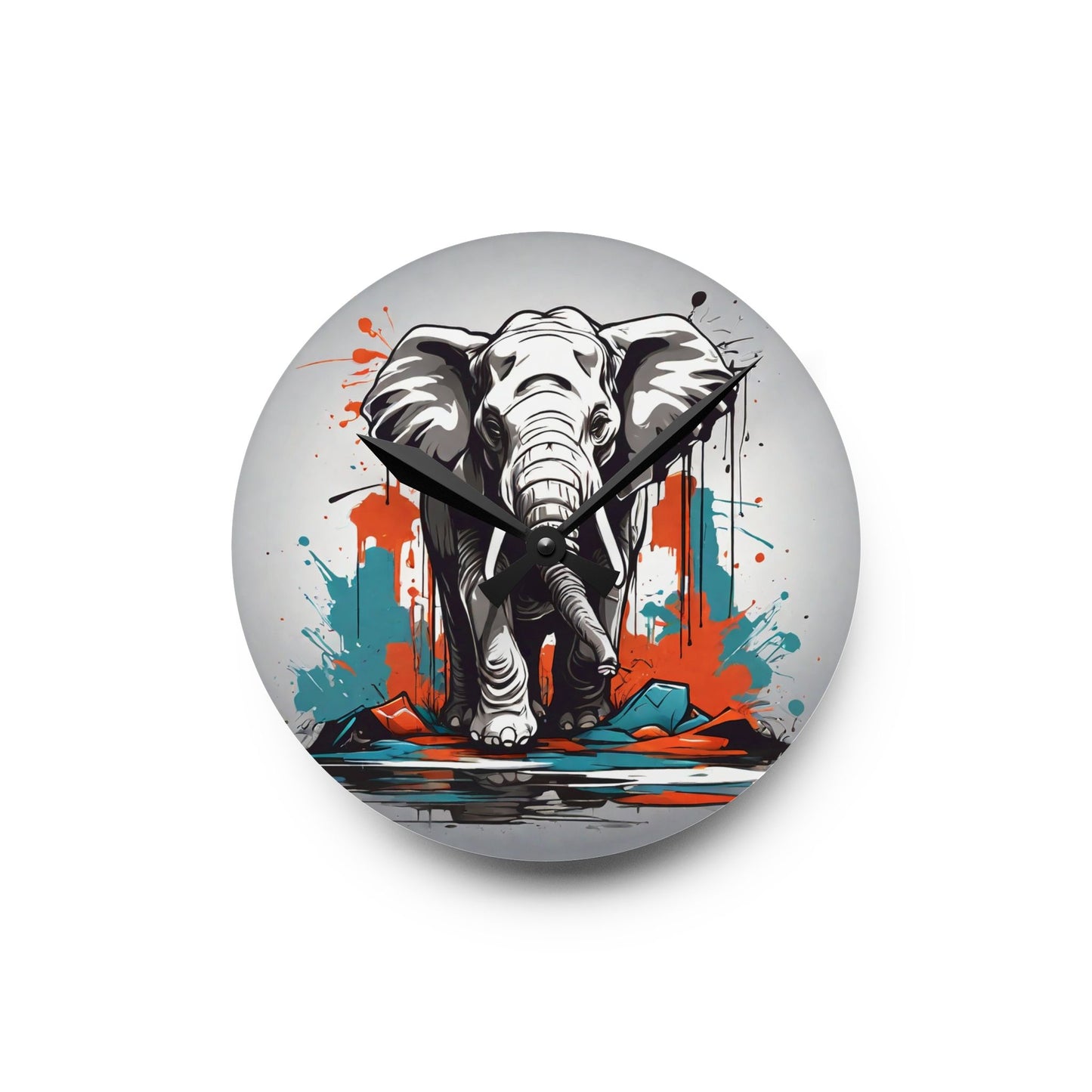 Elephant Wall Clock