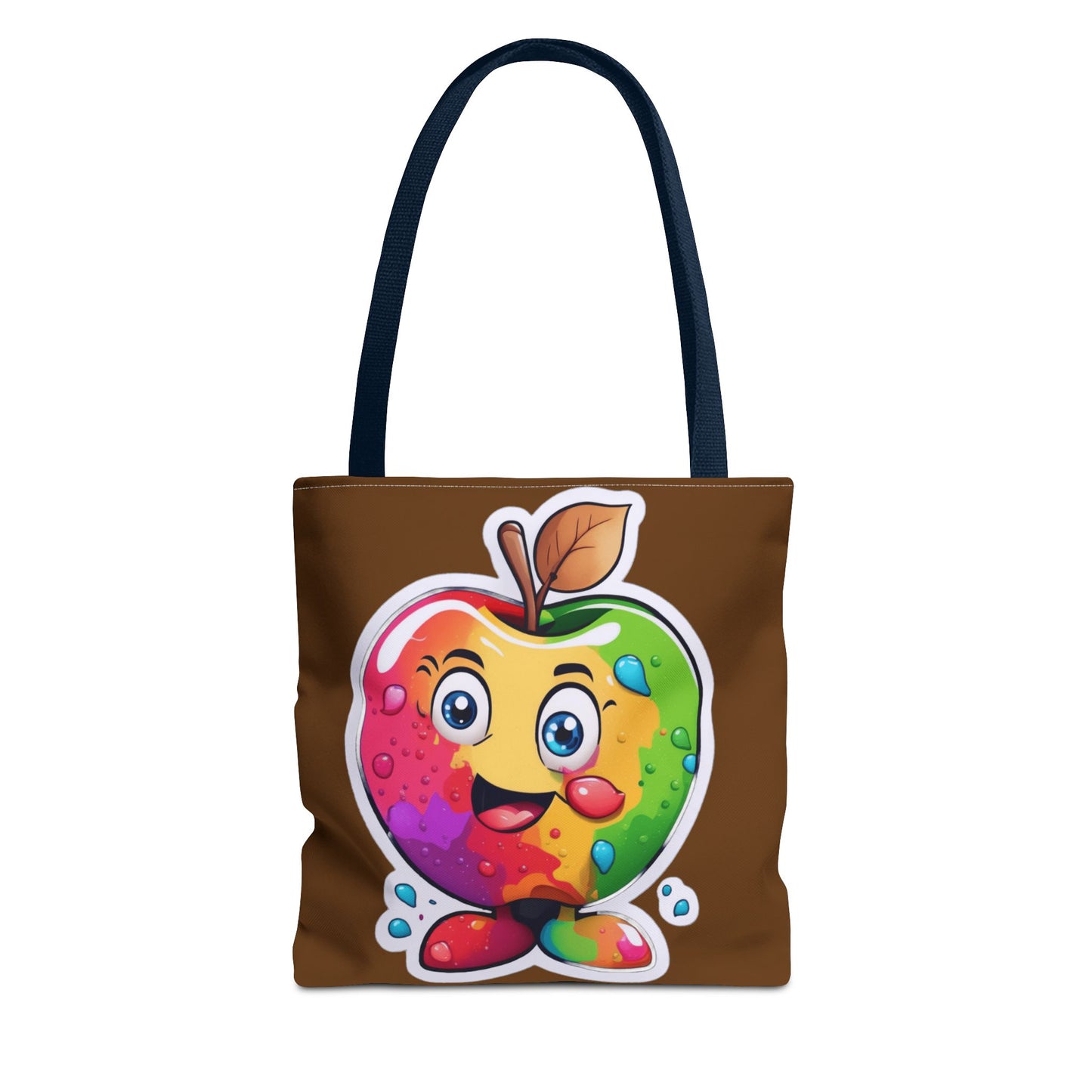 Colorful Apple Tote Bag - Vibrant Grocery Shopping Carryall