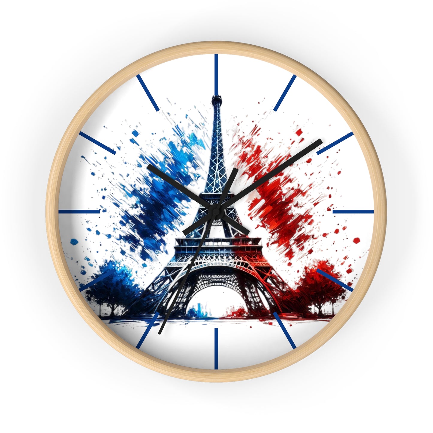 Eiffel Tower Wall Clock