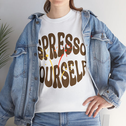 Unisex Heavy Cotton Tee Espresso Yourself