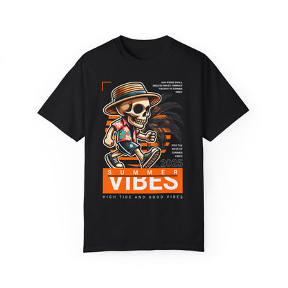 Summer Vibe Unisex Garment-Dyed T-shirt